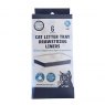 Pet Living Drawstring Cat Litter Tray Liners XL 6 Pack
