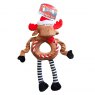 Paws Behaving Badly Christmas Rope Body Dog Toy Assorted