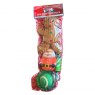 Paws Behaving Badly Christmas Stocking Dog Toys 5 Pack Assorted