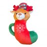 Paws Behaving Badly Christmas Plush Squeak Stocking Dog Toy Assorted