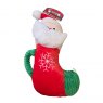 Paws Behaving Badly Christmas Plush Squeak Stocking Dog Toy Assorted