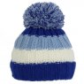 SSP Hats Kid's Stripe Knitted Bobble Hat Assorted