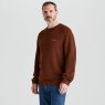 Ridgeline Ridgeline Journeyman Knitted Jumper Nutmeg