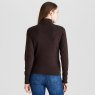 Ridgeline Ridgeline Melford Roll Neck Knitted Jumper Deep Bark