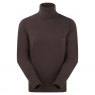 Ridgeline Ridgeline Melford Roll Neck Knitted Jumper Deep Bark