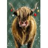 TEA TOWEL HIGHLAND COWS