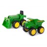 JOHN DEERE TOY TRACTOR AND DUMPERS