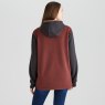 Ridgeline Tribe Tri Colour Hoodie Oxblood
