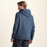 Tog24 Tog24 Mosby Knitlook Fleece Hoodie Smokey Blue Melange