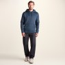 Tog24 Tog24 Mosby Knitlook Fleece Hoodie Smokey Blue Melange