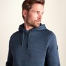 Tog24 Tog24 Mosby Knitlook Fleece Hoodie Smokey Blue Melange