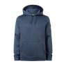 Tog24 Tog24 Mosby Knitlook Fleece Hoodie Smokey Blue Melange
