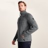 Tog24 Tog24 Cresswell Knitlook Fleece Jacket Dark Grey Marl