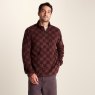 Tog24 Tog24 Charlton 1/4 Zip Fleece Brown Checkerboard