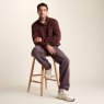 Tog24 Tog24 Charlton 1/4 Zip Fleece Brown Checkerboard