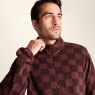 Tog24 Tog24 Charlton 1/4 Zip Fleece Brown Checkerboard