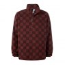 Tog24 Tog24 Charlton 1/4 Zip Fleece Brown Checkerboard