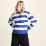 SWEATSHIRT YURI 18 COBALT STRIPE