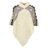 J M Cooper J M Cooper V Neck Sheep Scene Poncho