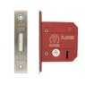 IronCore IronCore 5 Lever Mortice BS3621 Dead Lock Stainless Steel