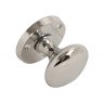 IronCore IronCore Round Door Knob Pair 60mm