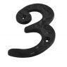 IronCore IronCore House Number 75mm Black