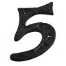 IronCore IronCore House Number 75mm Black