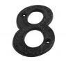 IronCore IronCore House Number 75mm Black