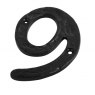 IronCore IronCore House Number 75mm Black
