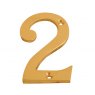 IronCore IronCore House Number 75mm Brass