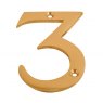 IronCore IronCore House Number 75mm Brass