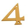 IronCore IronCore House Number 75mm Brass