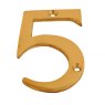 IronCore IronCore House Number 75mm Brass