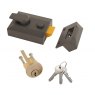 LOCK NIGHTLATCH DBLE STD SILVER