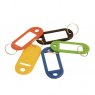 KEY RING/TAB 4PK ASSORTED