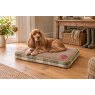 DOG LOUNGER 90X60CM GREEN CHECK