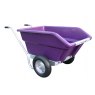 WHEELBARROW TIPPING PURPLE TWIN WHEELED J