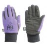 GLOVE CHLDS WNTR BLK/PUR XL