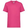 *T SHIRT KIDS PLAIN 7-8 FCHIA