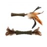 CAT TOY FEATHER STICK NATURAL