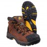 Amblers Waterproof Lace up Safety Boot Brown