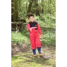 *TRACTOR SUIT JNR 4/5 RED/BLK GDT
