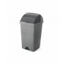 BIN 50L ROLL TOP METALLIC