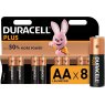 BATTERY AA DURACELL PLUS PK4