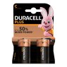 BATTERY C DURACELL PLUS PK2