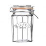 FACETTED JAR 1.8L CLIP TOP KILNER