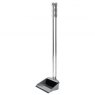 DUSTPAN SET L/HANDLE METALLIC ADDIS