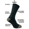 Bramble Bramble Terrain Sock Brown 3 Pack