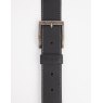 *BELT LEATHER 90 BLACK WRANGLER