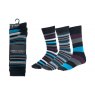 SOCKS MENS 3PK 6-11 STRIPE ASSTD